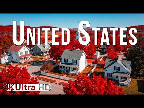 🍂 United States in Autumn 4K 🍂 | Majestic Landscapes, Colorful Foliage & Peaceful American Ambience