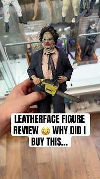 LEATHERFACE FIGURE REVIEW 🫩 #leatherface #texaschainsawmassacre #halloween #hottoys #actionfigures