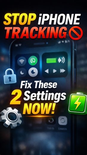 Adarsh SR on Instagram: "Stop hidden tracking & battery drain on your iPhone ⚠️ Change these 2 settings right now! 1 Settings → Privacy & Security → Tracking ❌ Turn OFF Allow Apps to Request to Track 2 Settings → General → Background App Refresh ❌ Turn OFF for unwanted apps Reel Benefit More privacy 🔒 Better battery 🔋 Smoother iPhone 🚀 @technotravellar @technotraveller #iPhoneTips #PrivacyMatters #BatterySaving #iOSTips #TechReels iPhoneHacks MobileTips"