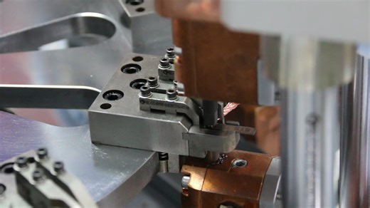 MCB动触头自动焊接单元MCB automatic welding unit for moving contacts#动触头焊接#静触头焊接#磁组件焊接#双金组