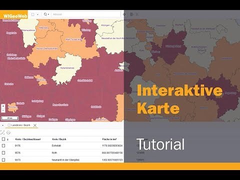 Create Interactive Maps - Professional with WebGIS WIGeoWeb (Tutorial)