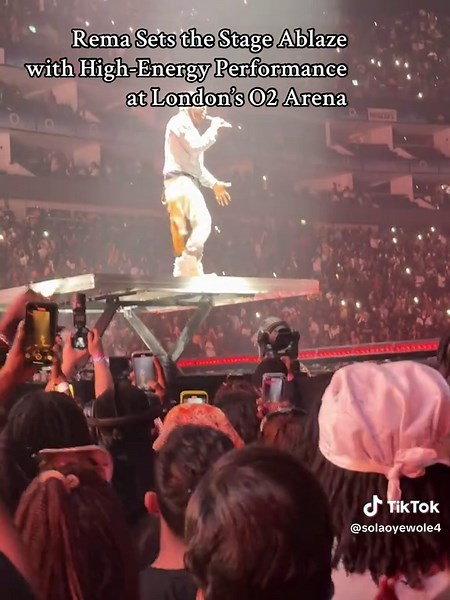 Rema Delivers High-Energy Performance at O2 Arena