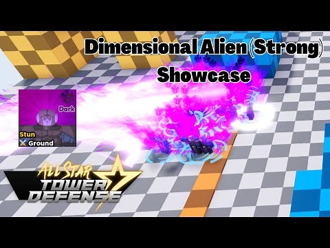 Dimensional Alien (Strong) Showcase (Hit DragonBall Super) All Star Tower Defense ASTD Roblox