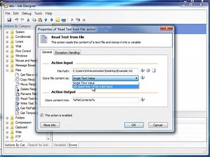 WinAutomation Tutorials - 11. Variables II