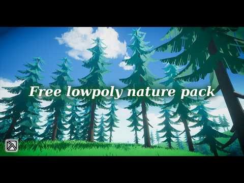 Lowpoly Environment – Nature Pack FREE 🌿 | Unity Stylized Vegetation & Trees by Polytope Studio