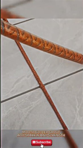 Sparkling Grout Application for Stunning Tile Finishes! ✨🛠️