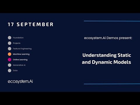 Understanding Static and Dynamic Models