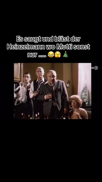 Loriot's Weihnachtswitz: Der Heinzelmann in Aktion