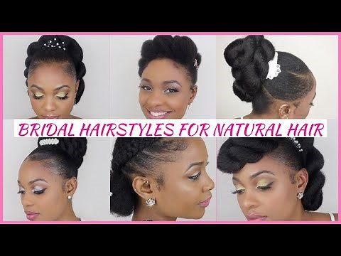 EASY BRIDAL UPDO/WEDDING HAIRSTYLES FOR BLACK WOMEN 2020 | NATURAL HAIR