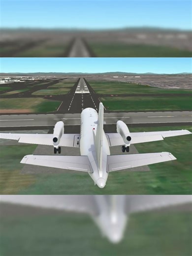 Smooth landing | Airbus A3200 Real flight simulator #flightsimulator #aviation #landing
