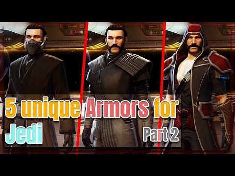 5 unique Armors for Jedi | PART 2 - SWTOR 2021