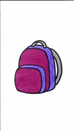 Backpack Drawing #bagdrawing #backpack #drawing