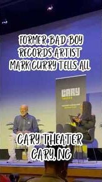 Wait… a former Bad Boy artist speaking in Cary, NC? 👀