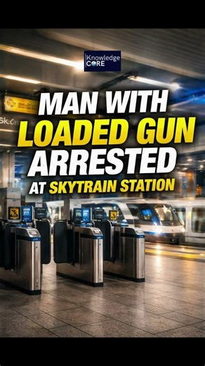 🚨 55-year-old Man With Loaded Gun Arrested at SkyTrain Station