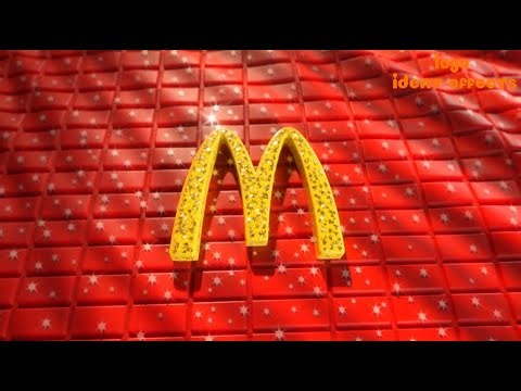 McDonald's Glitter Blocks Logo Ident Effects
