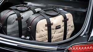 These Weekender Bags Come with Real Tire Track Marks Courtesy of Mercedes