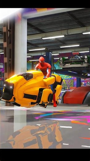 GTA V : SPIDER-MAN MODIFIED HIS BIKE TO RING BIKE IN GTA 5 ! #gta #shorts #viral #gta #gta5