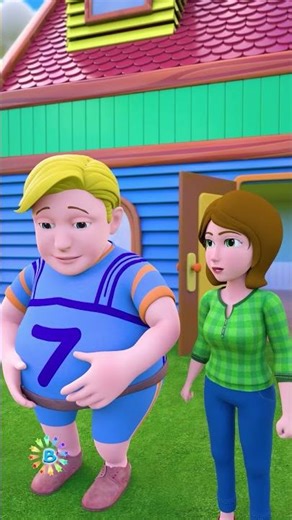 Don't Overeat Song | Best Funny Nursery Rhymes For Kids #Shorts