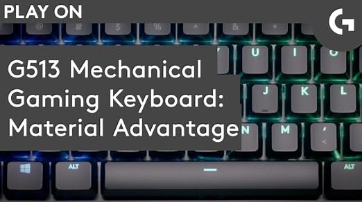 Logitech G513 Mechanical Gaming Keyboard - GX Switches