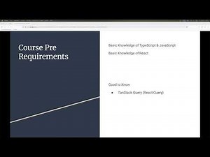 Pre Requirements for the Course Advanced Testing for React with Vitest, RTL and Playwright