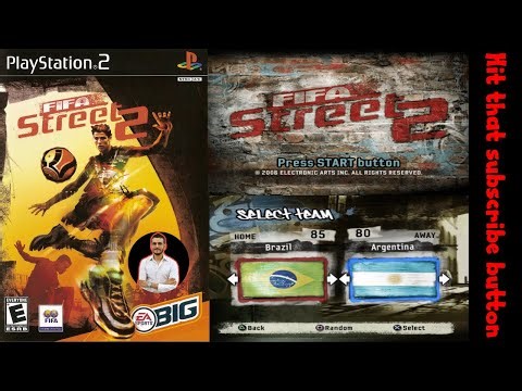 FIFA Street 2 PS2 Multiplayer Gameplay – Classic PlayStation 2 Street Soccer Game #fifastreet2 #ps2