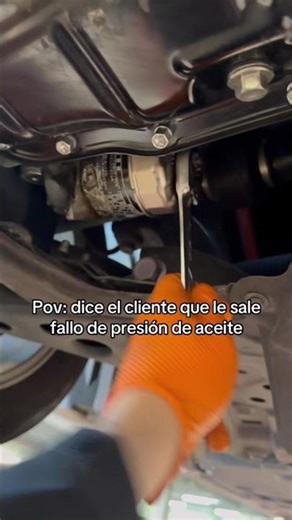 Pov: dice el cliente que le sale fallo de presión de aceite
