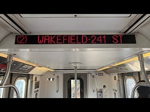 On board a Wakefield bound R142 2 train from New Lots Ave. to Wakefield-241 Street