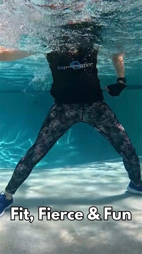 15-Minute Aqua Combat Action with Cindy posted 1 year ago. Poolfit & Fitmotivation have several aquatic kickboxing videos. 🌊 🥊 💦 #AquaFitness #Kickboxing #WaterExercise #Poolfit | PoolFit