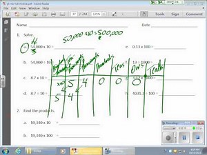 October 15 Math Module 1 Lesson 2 Multiplying and Dividing using base ten units
