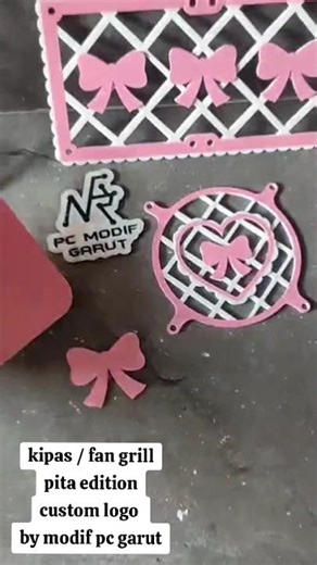kipas / fan grill pita edition custom logo by modif pc garut