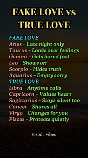 Zodiac Signs: Real Love or Just Acting? #astrology #shorts #zodiac