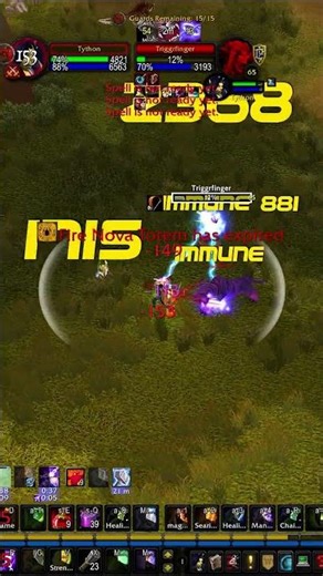 Hunter Experiences True Burst⚡ #wowclassic #classicpvp #elementalshaman