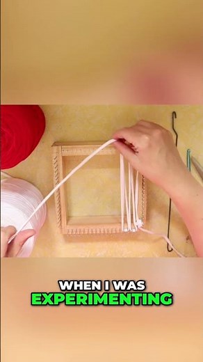 DIY T Shirt Yarn Loom - Easy Warping Technique!