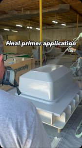 1.9K views · 201 reactions | For optimal plug finish, we have two primer application stages. The first is a heavy coat which will be faired and then a final coat. #paint #custom #boats | NuWave Composites | Facebook