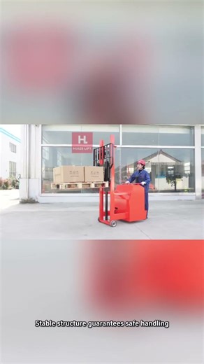 Semi-Electric Counterbalance Stacker | No Support Legs, Wide Application for Factories