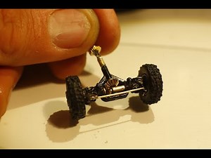 The smallest working car life axle you will ever see! H0 1:87 TTTT / macro shoot