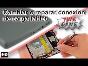How to repair the charging connection on a tablet