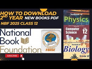 How to Download Class 12 Federal Board New Books 2025 (NBF) PDF | 100% Free & Official Source | NBF
