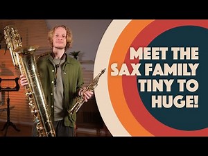 Meet the Saxophone Family: From Sopranino to Bass | Thomann Brass & Winds