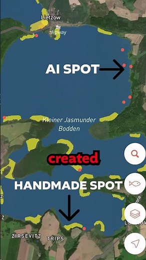 Find 150,000+ fishing spots around Europe with AI on Fishbuddy fishing app!