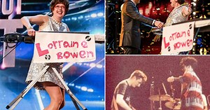 Watch the moment David Walliams hits the Golden Buzzer