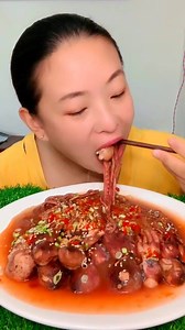109K views · 2.6K reactions | Chinese Seafood Mukbang(Octopus, Crab Sausage, Jellyfish)Asmr Eating show#234 | Top of People | Facebook