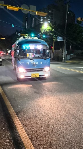 울산 남구11번 태화여객 3301호 2017년 1월식 현대자동차 뉴 카운티 롱바디 디럭스 디젤 Diesel⚡️고상 입석 지선버스 승차영상 [2026.05.16]