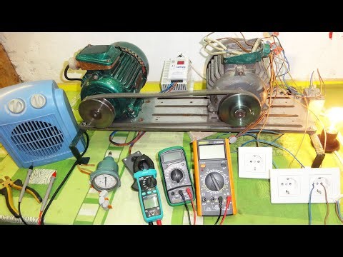 Asynchronous motor as a generator connection diagram