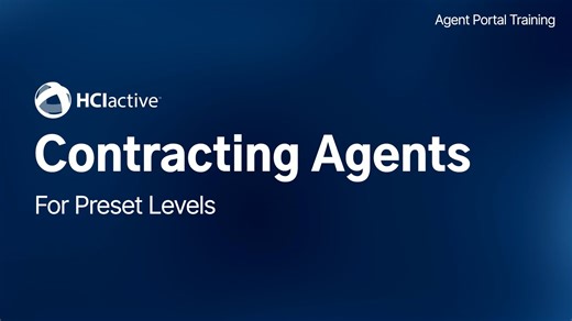 Contracting Agents (For Preset Levels) - Agent Portal Training - InsureTech
