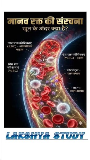मानव रक्त की संरचना #gk #shorts #viral #trending