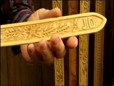 Hand Tooled Leather Belts
