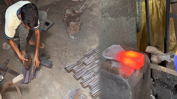 Expert Blacksmith Crafting Axes from Raw to Finish