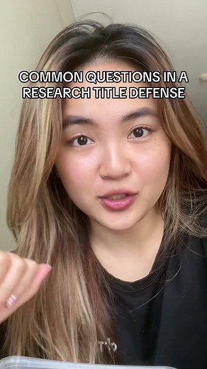 Understanding Common Questions in a Research Title Defense