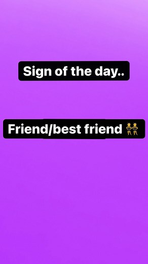 Asl for teens on Instagram: "Send this to your best friend 爛 Sign for: Best Friends/Friend • • #signlanguage #asl #besties #bestfriend #bestfriendship"